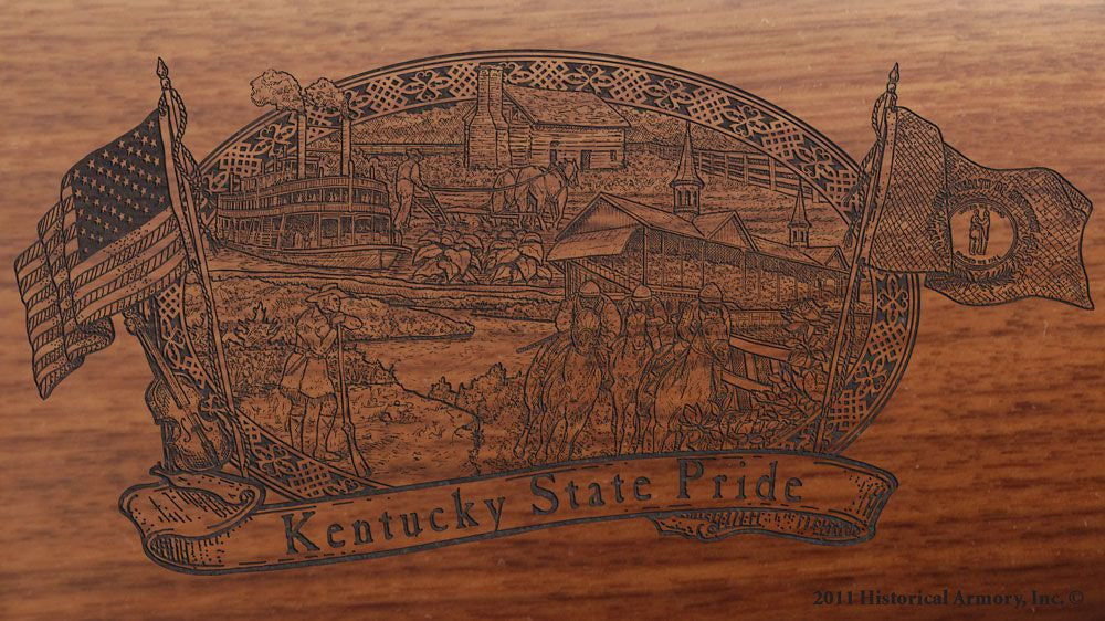 Kentucky State Pride Engraved Rifle