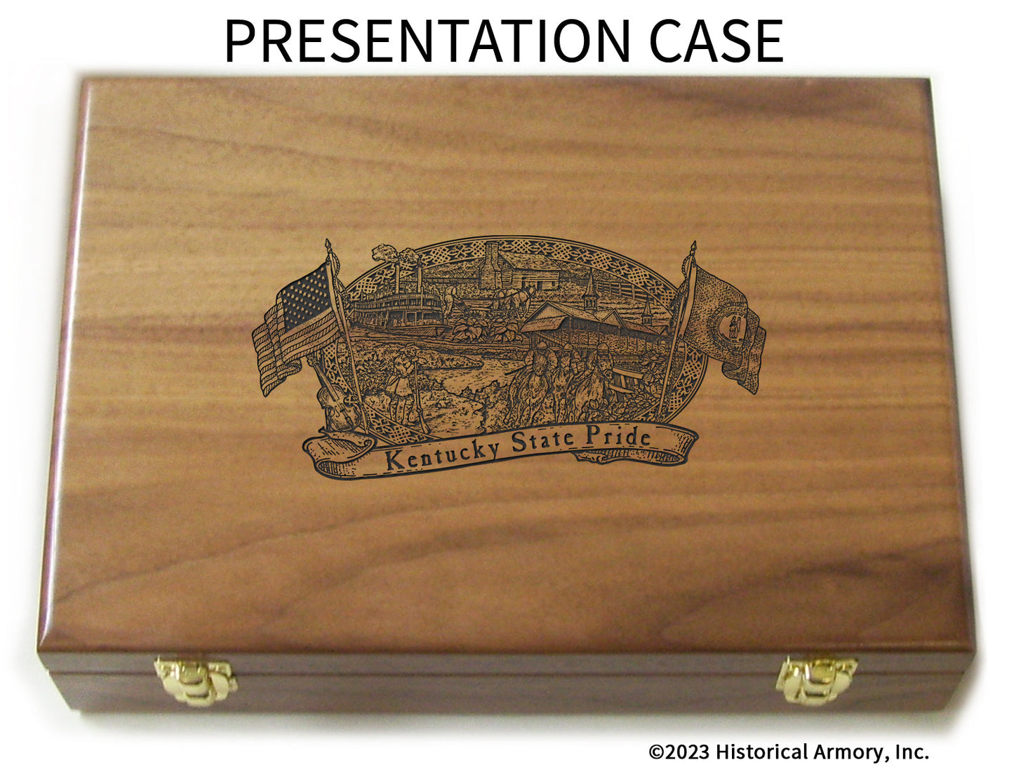 Kentucky State Pride Limited Edition Engraved 1911 Presentation Case