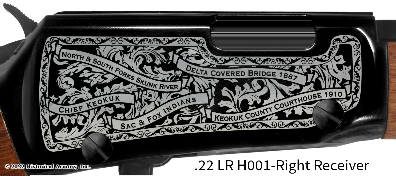 Keokuk County Iowa Engraved Henry H001 Rifle