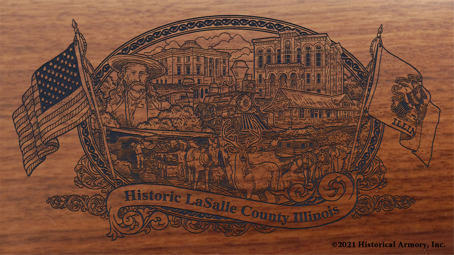Engraved artwork | History of LaSalle County Illinois | Historical Armory