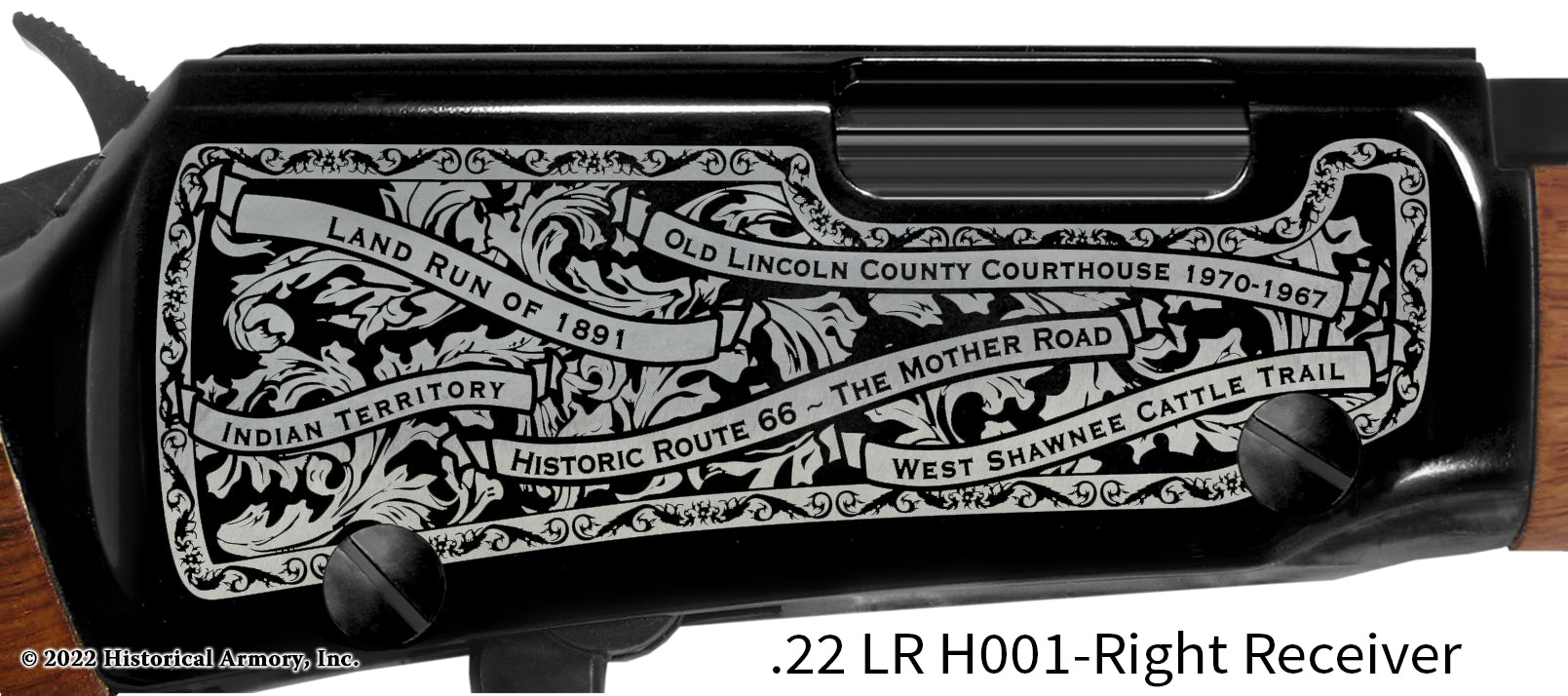 Lincoln County Oklahoma Engraved Henry H001 Rifle