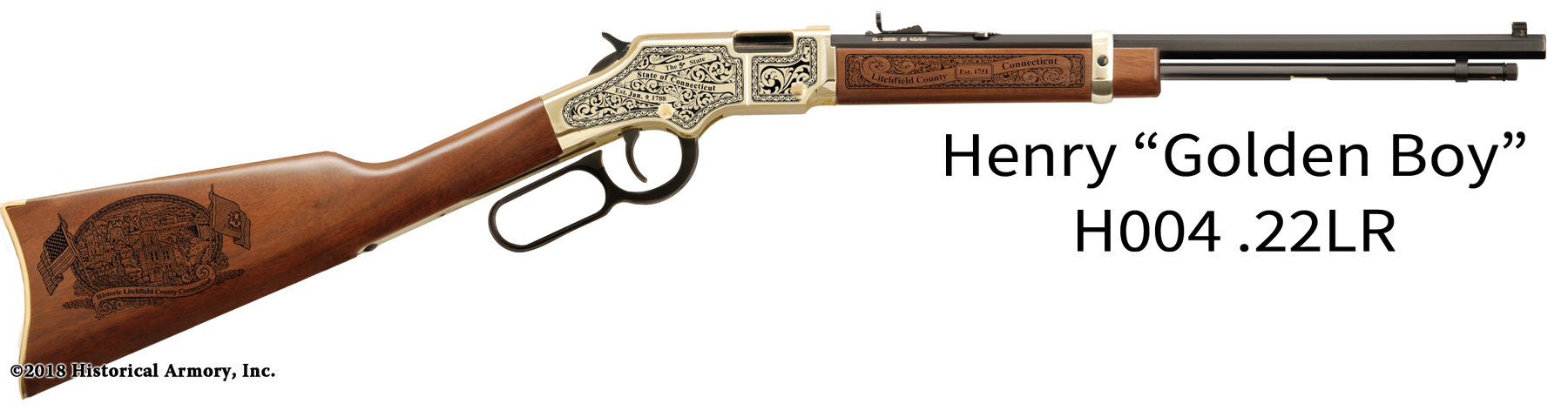 Litchfield County Connecticut Engraved Rifle – Historical Armory