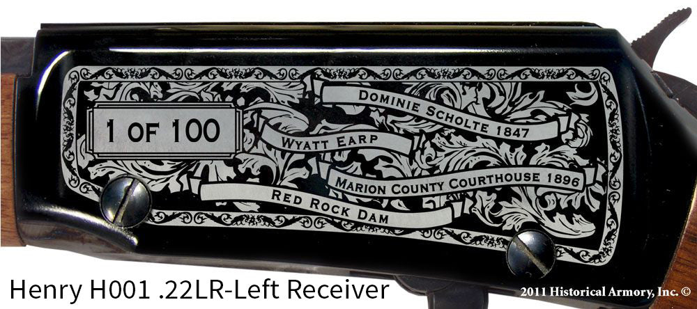 Marion County Iowa Engraved Rifle