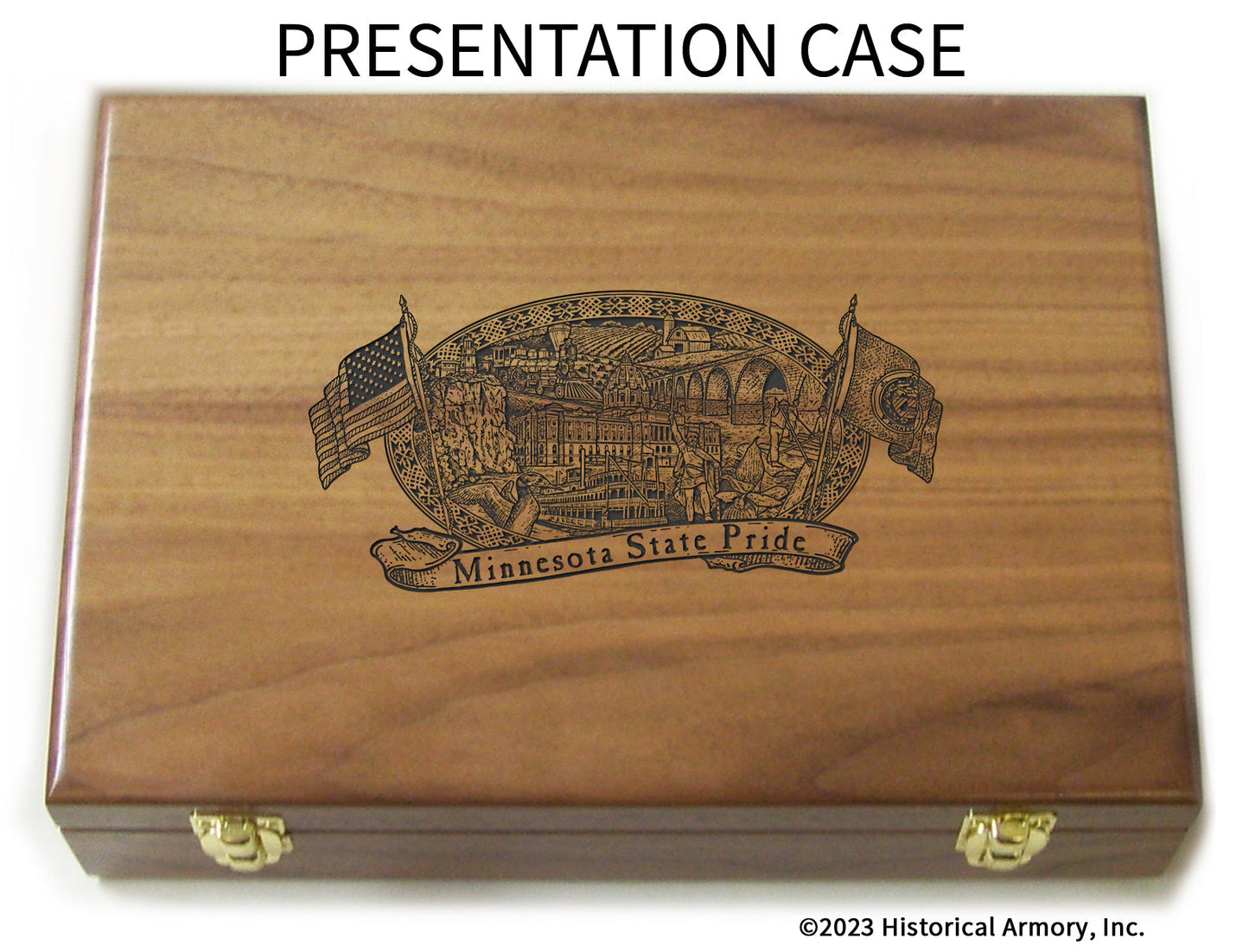 Minnesota State Pride Limited Edition Engraved 1911 Presentation Case