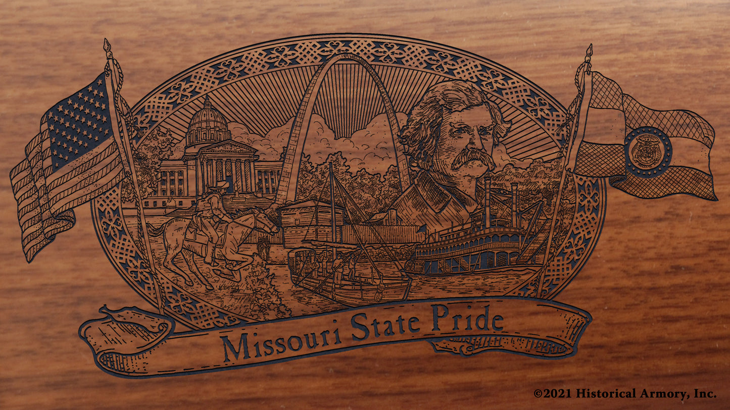 Missouri State Pride Engraved Rifle