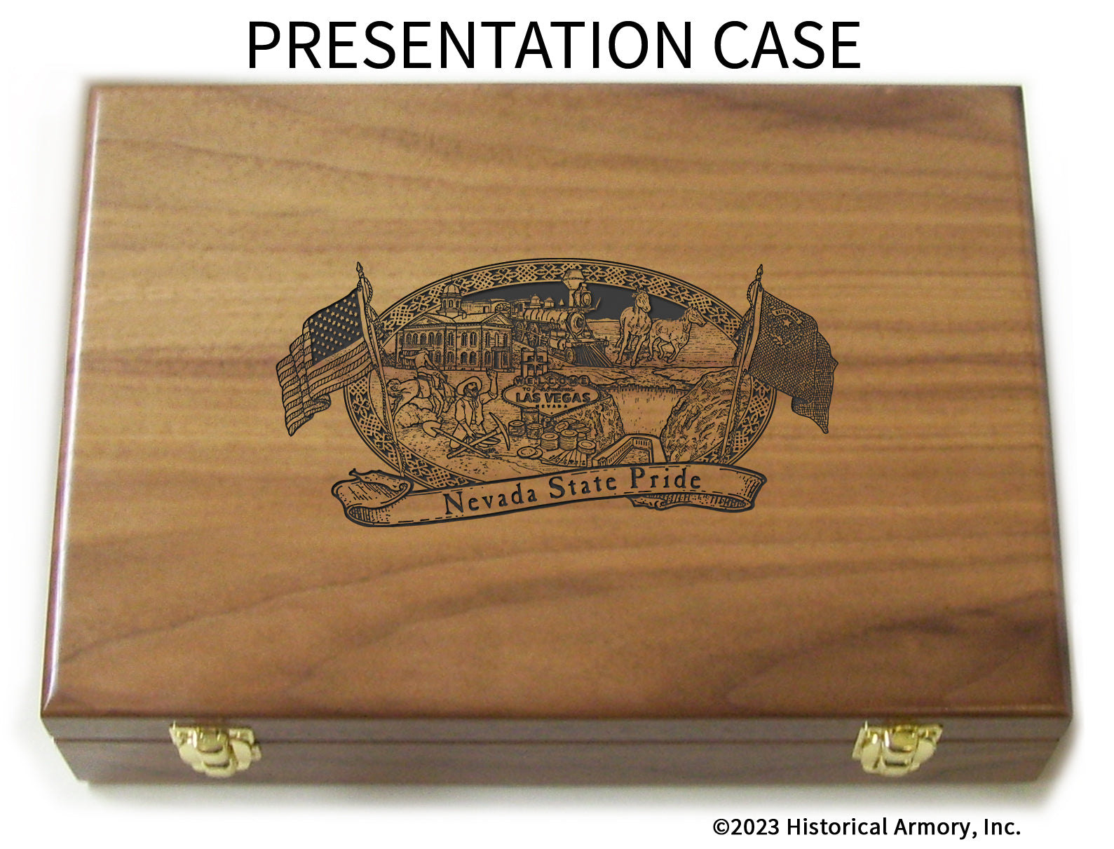 Nevada State Pride Limited Edition Engraved 1911 Presentation Case