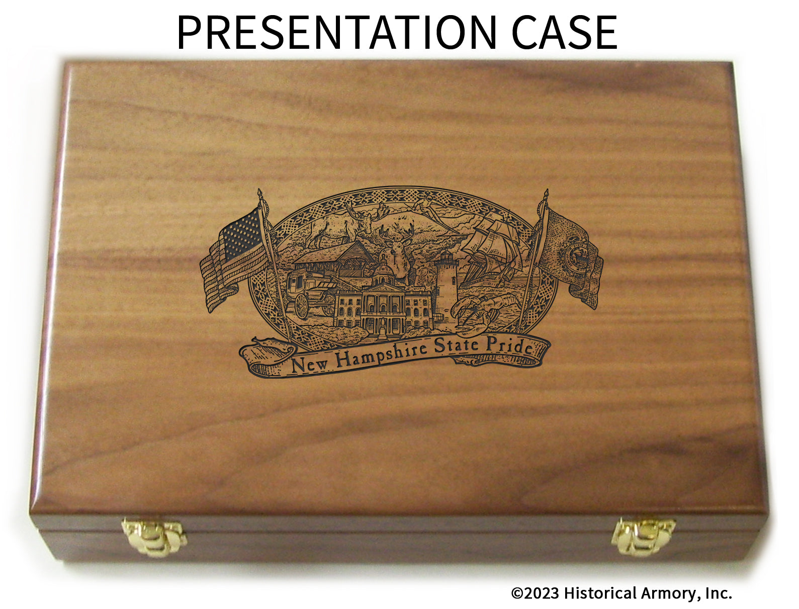 New Hampshire State Pride Limited Edition Engraved 1911 Presentation Case