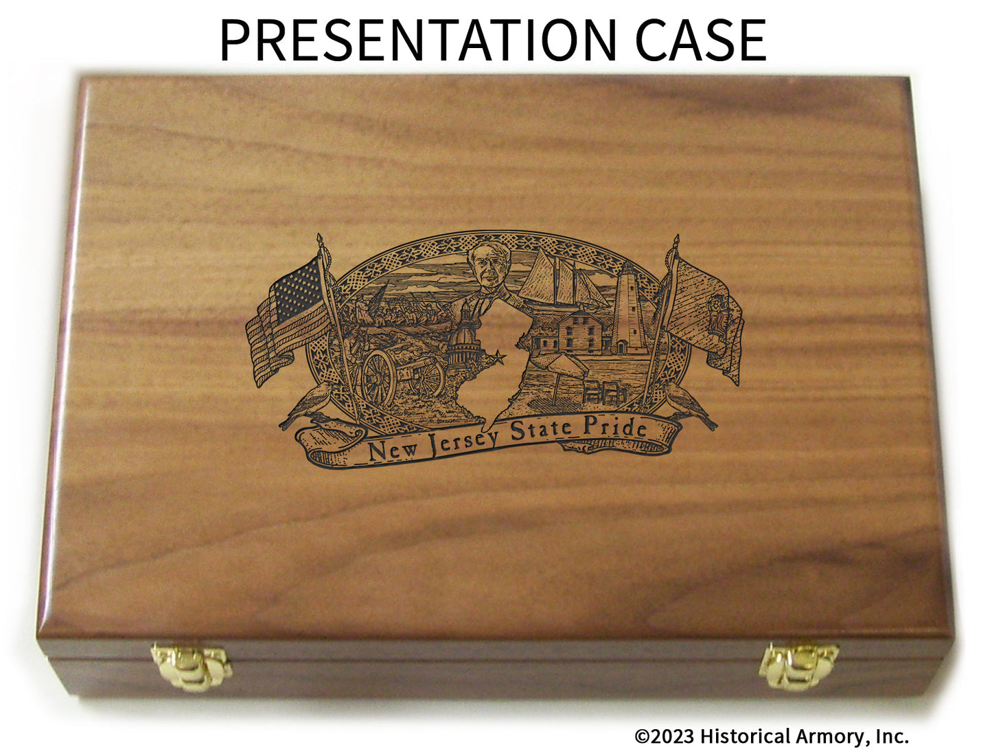 New Jersey State Pride Limited Edition Engraved 1911 Presentation Case