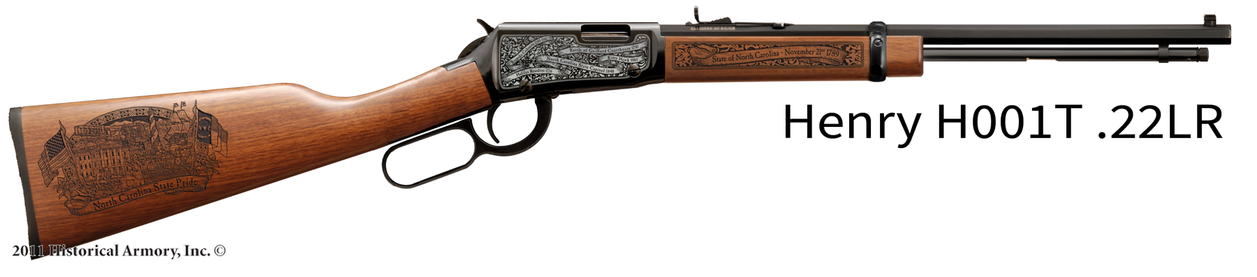 North Carolina State Pride Engraved H00T Henry Rifle