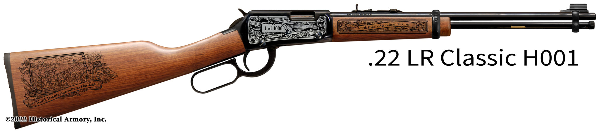 North Dakota State Agricultural Heritage Engraved Rifle – Historical Armory