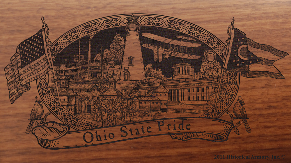 Ohio State Pride Engraved Rifle