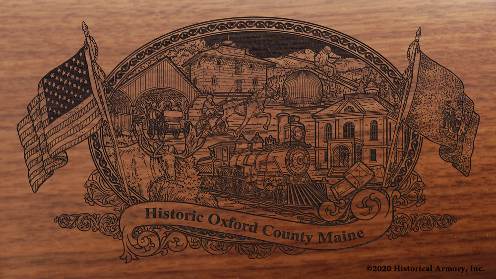 Oxford County Maine Engraved Rifle – Historical Armory