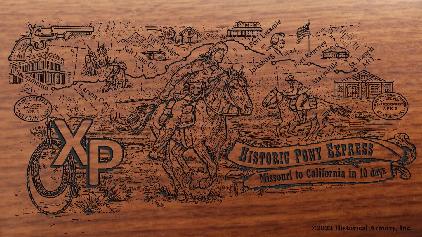 Pony Express Limited Edition Engraved Henry Rifle