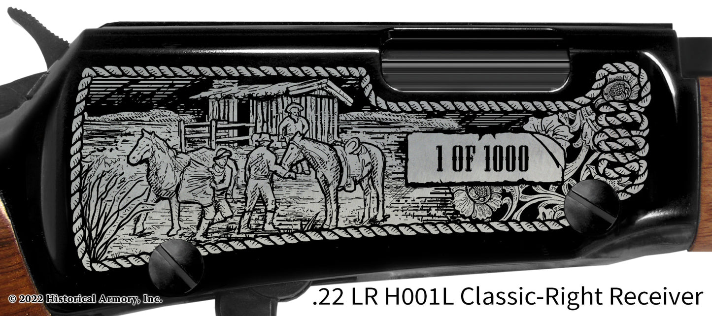 Pony Express Limited Edition Engraved Henry .22 LR Rifle