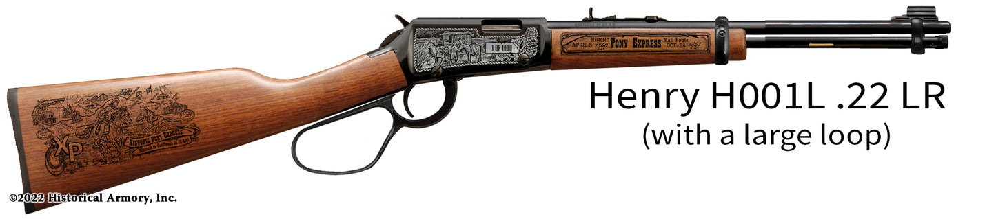 Pony Express Limited Edition Engraved Henry .22 LR Rifle