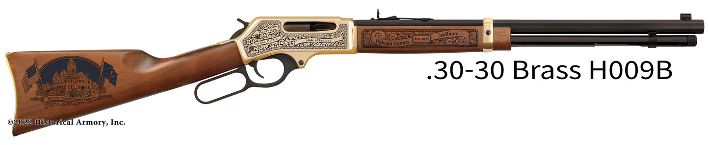 Pulaski County Indiana Engraved Henry .30-30 Rifle