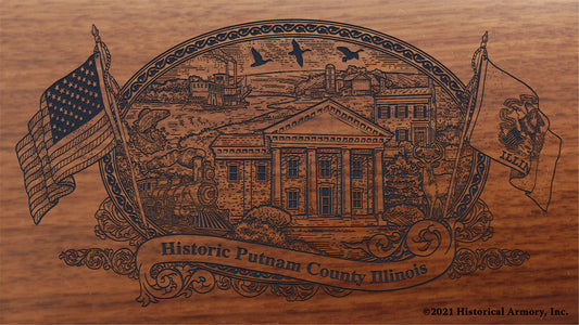 Engraved artwork | History of Putnam County Illinois | Historical Armory