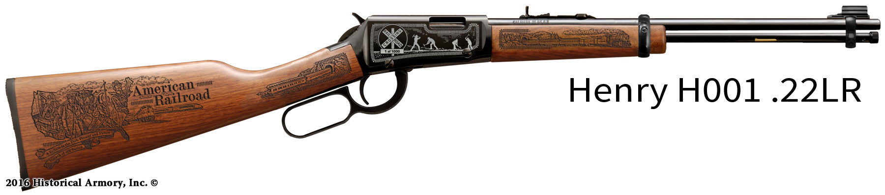 American Railroad Engraved Henry Rifle
