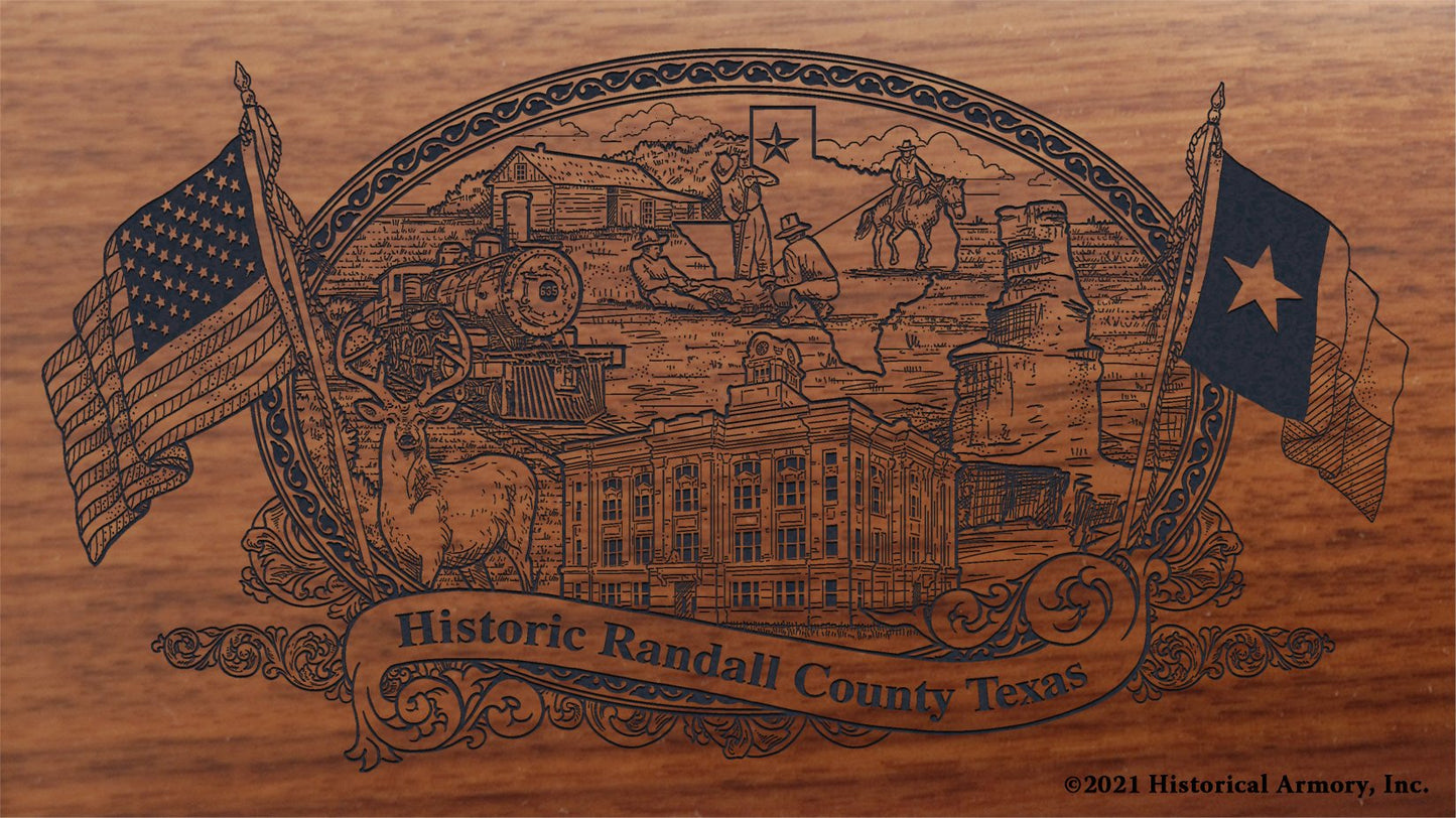 Engraved artwork | History of Randall County Texas | Historical Armory