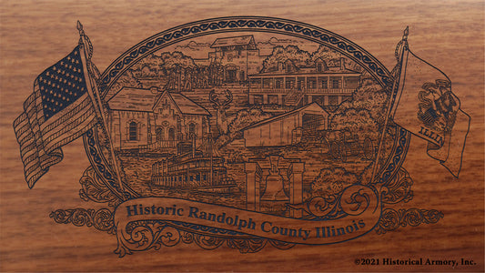 Engraved artwork | History of Randolph County Illinois | Historical Armory