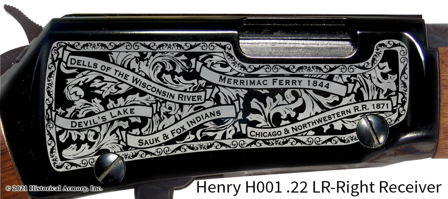 Sauk County Wisconsin Engraved Henry H001 Rifle