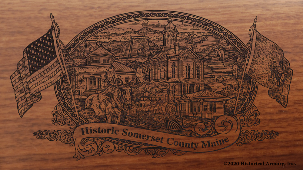 Somerset County Maine Engraved Rifle – Historical Armory