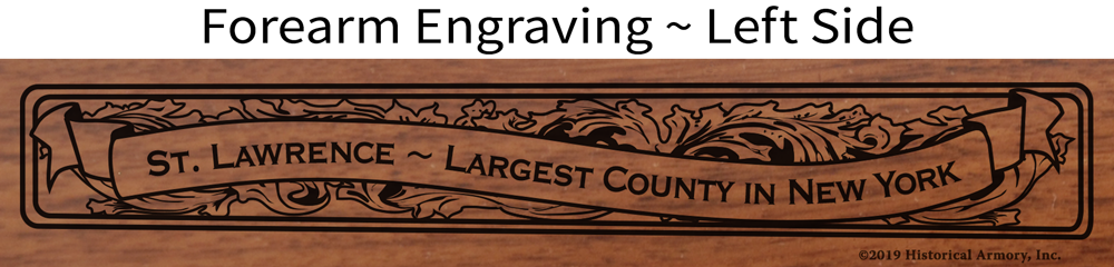 St. Lawrence County New York Engraved Rifle