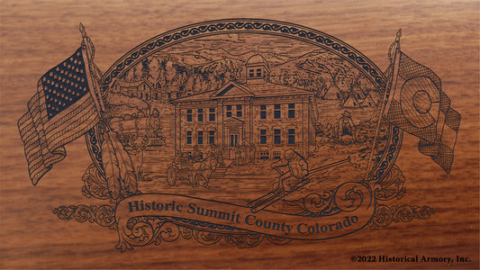 Summit County Colorado Engraved Rifle Buttstock