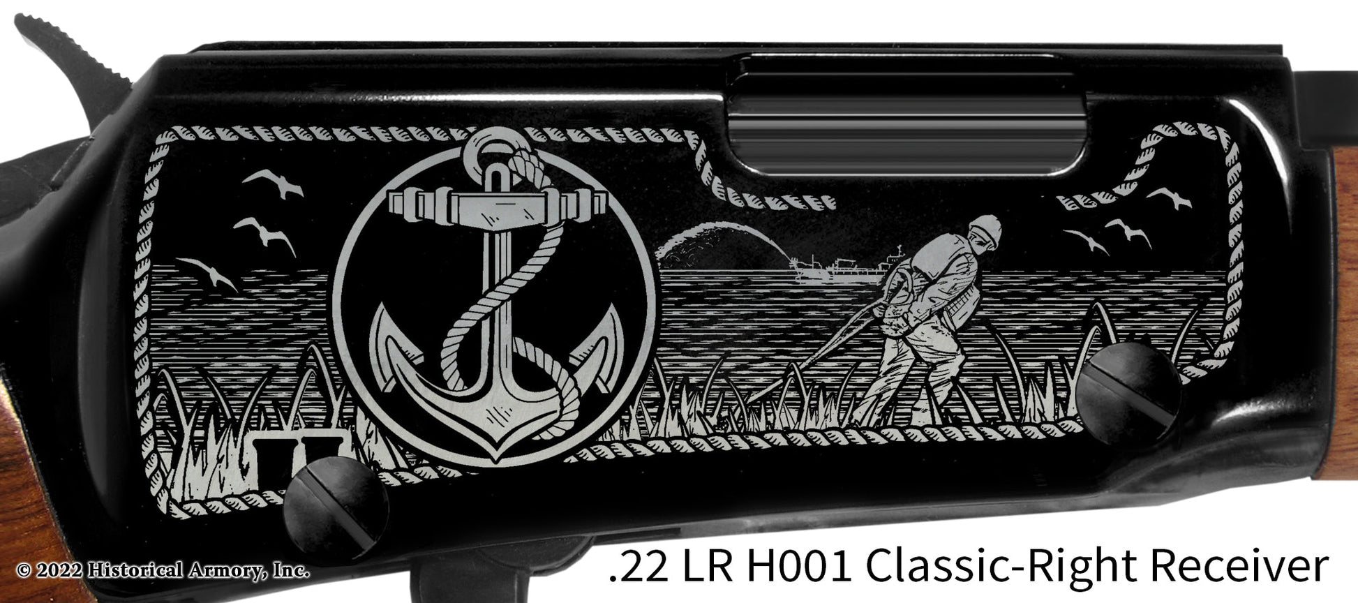 American Towboaters Limited Edition Engraved Henry .22 LR H001 Rifle