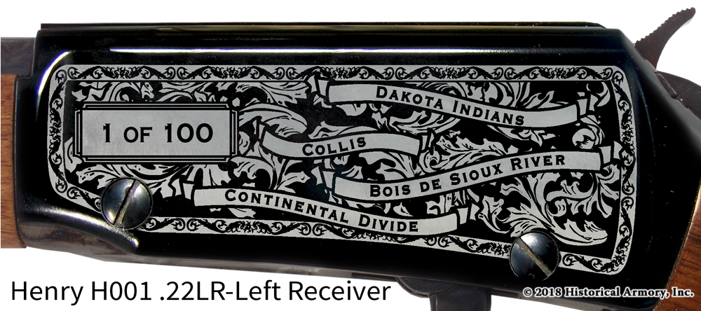 Traverse County Minnesota Engraved Rifle