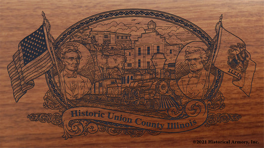 Engraved artwork | History of Union County Illinois | Historical Armory
