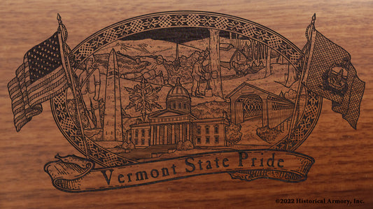 Vermont State Pride Engraved Rifle