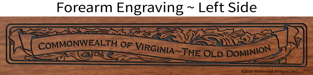 Augusta County Virginia Engraved Rifle