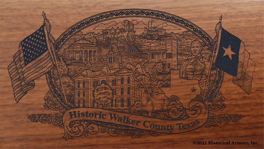 Engraved artwork | History of Walker County Texas | Historical Armory