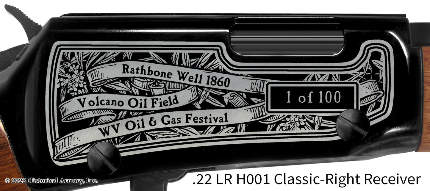 West Virginia State Oil & Gas Limited Edition Engraved Rifle