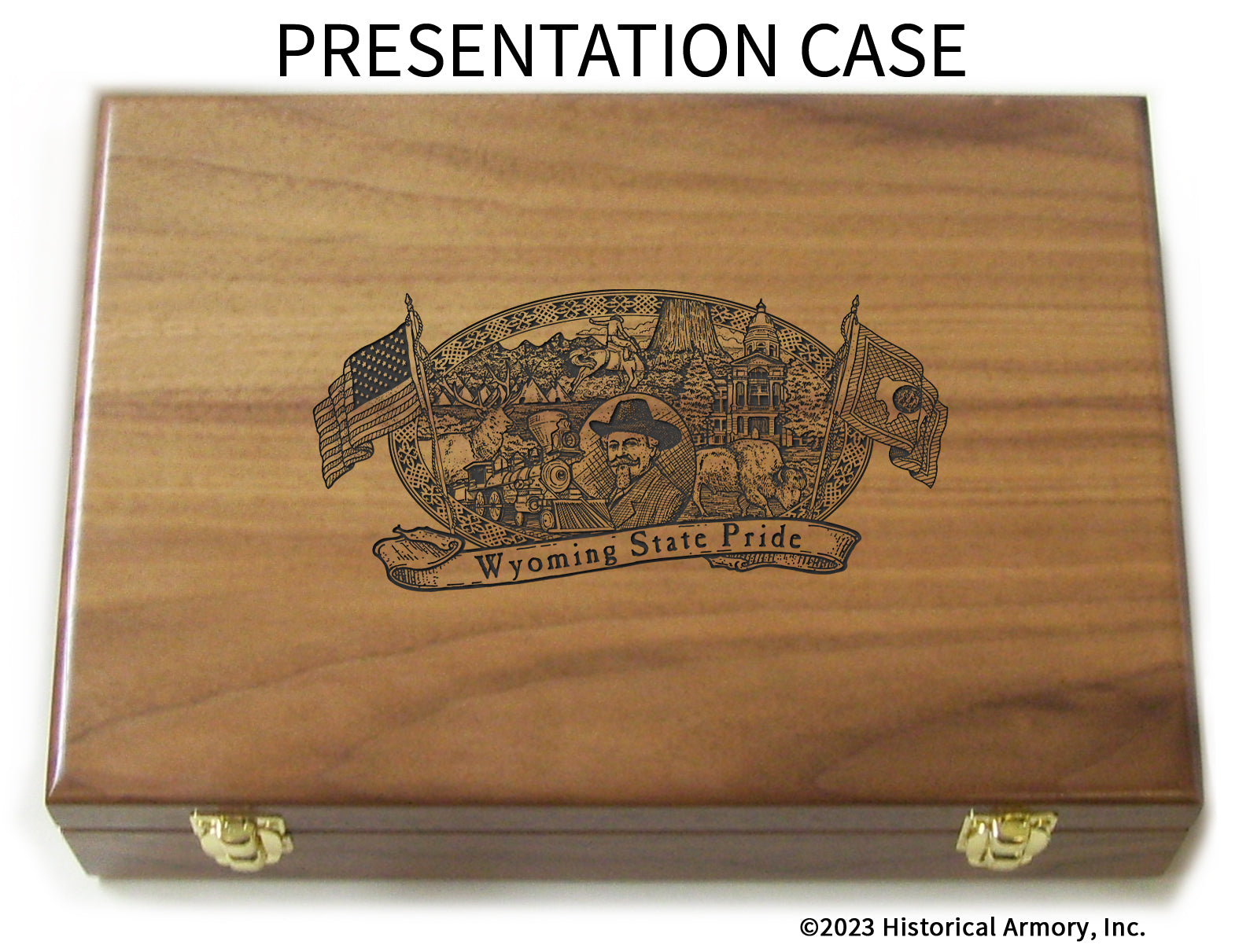 Wyoming State Pride Limited Edition Engraved 1911 Presentation Case